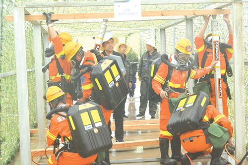 提升技能水平 護(hù)航安全生產(chǎn) 山西省第十一屆礦山救援技術(shù)競賽側(cè)記